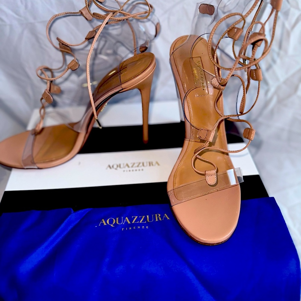 Brand New never worn comfortable Aquazzura sandals!!!